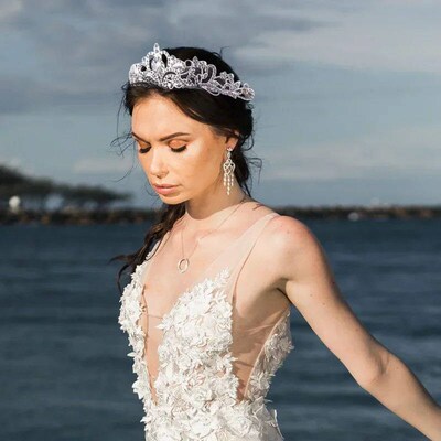 Crystal Crowns and Tiaras with Comb Headband for Girl Women