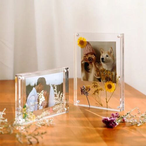 Acrylic Photo Frame Transparent Magnetic Picture Frame Kpop