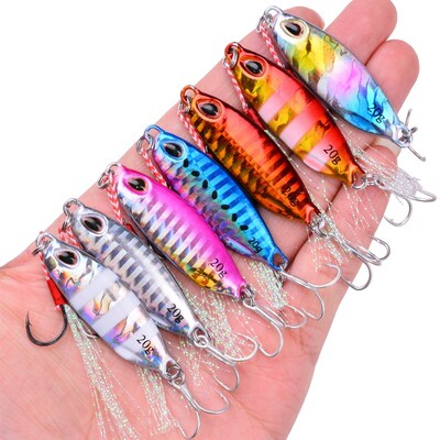 Aorace 1PC 10g-40g Metal Jig Lure Slow Jig Shore Casting Jig