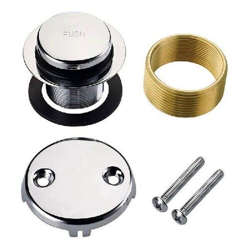 Chrome Tip Toe Bathtub Tub Drain Conversion Kit Assembly,