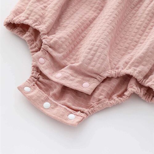 Babys Flying Sleeveless Climbing Suit Babys Crewneck Solid