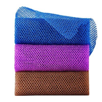 3Pcs African Bath Sponge Exfoliator African Net Sponges