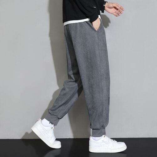 Suede Pants Mens Spring and Summer New Teenager Faionable B