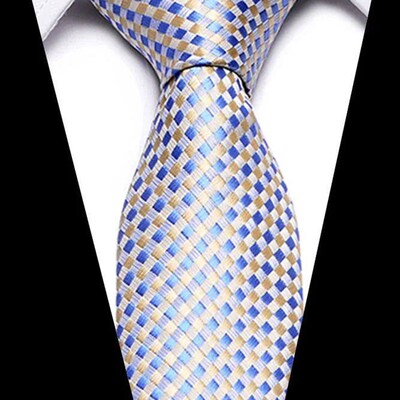 Luxury Wedding Ties 7.5cm Mens Classic Tie Silk Jacquard Wo