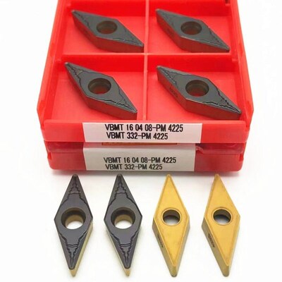 10Pcs VBMT160408 PM 4225  CNC turning tools Carbide alloy in
