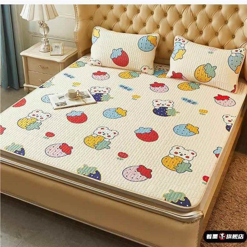 乳胶凉席三件套床垫凉席人可水洗家用空调席有防滑带夏季床笠款,床上用品,乳胶席,淘宝优惠券,粉丝福利购,淘宝优惠卷