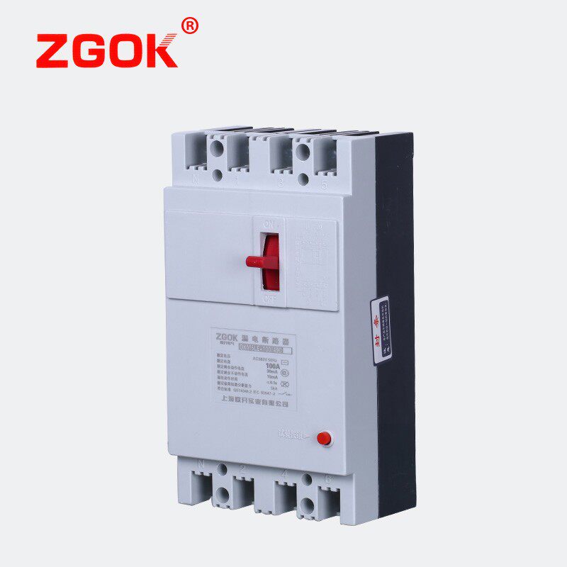 三相四线漏电保护开关DZ15LE-100/490 63A80A 漏电保护器断路器