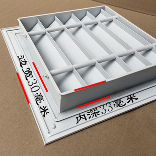 铝合金格栅空调铝合金通出回风口透气盖板百叶窗防雨定制检修地暖