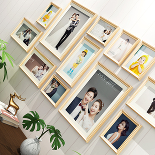 照片墙相框墙上相册墙创意面装 饰免打孔相片墙客厅背景相册墙