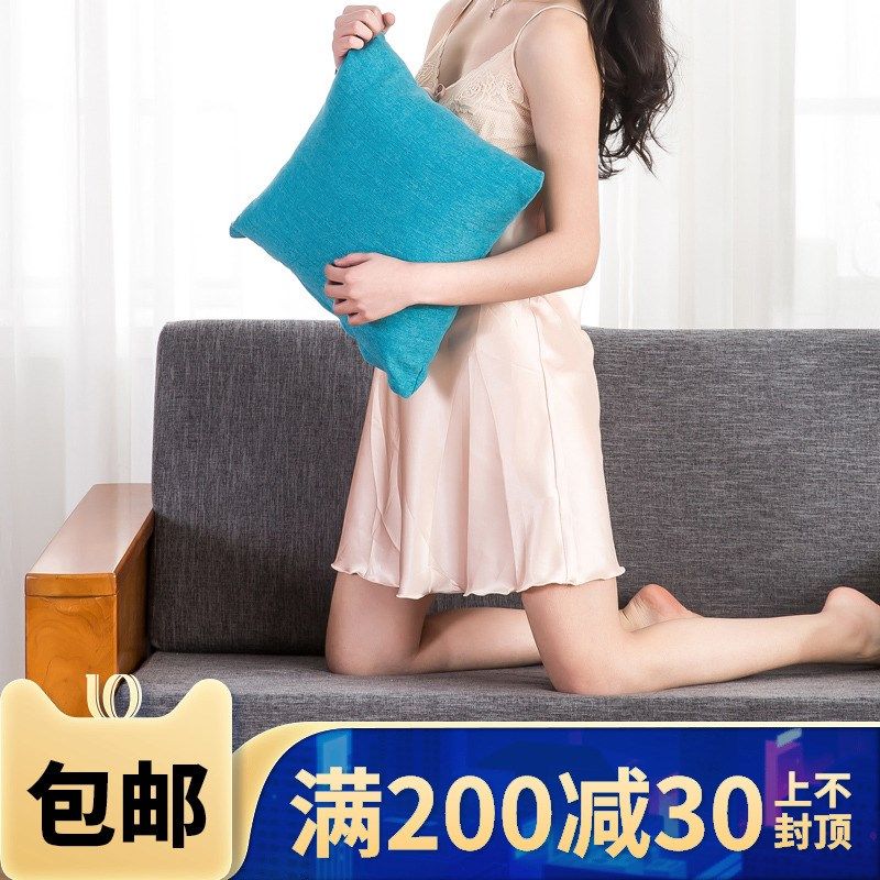 禧纪沙发亚麻纯色大抱枕办公室靠枕床头靠垫圆柱椅子腰靠背垫座椅,居家布艺,沙发垫,淘宝优惠券,粉丝福利购,淘宝优惠卷