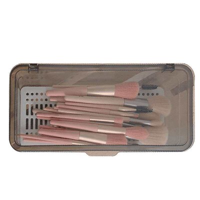 Simple Makeup Tool Storage Box with Lid Dustproof Beauty Egg