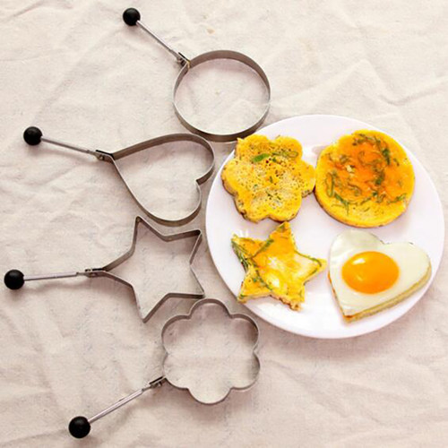 Stainless Steel BBQ Fried Egg Shaper Pancake Mould Kitchen 1