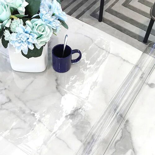 Soft Glass Table Cloth 1.5mm soft PVC Transparent Tablecloth