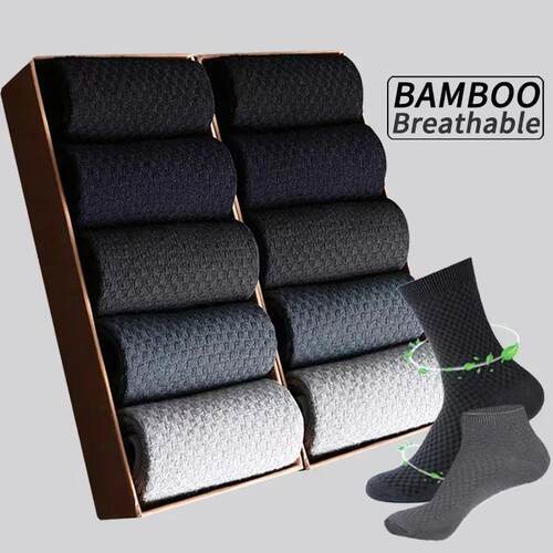 5/10+Pair+Men+Sock+Bamboo+Fiber+Short+Ankle+Sock+Spring+Summ