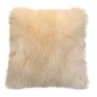 Plush pillowcase sofa cushion cover long hair pillow case