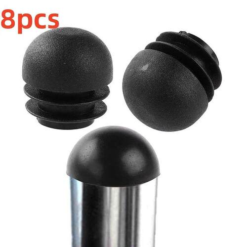 4/8pcs Chair Leg Caps Round Steel Pipe Plug Table Feet Mat F