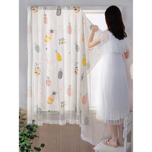 Velcro window curtains Bedroom living room balcony魔术贴窗帘