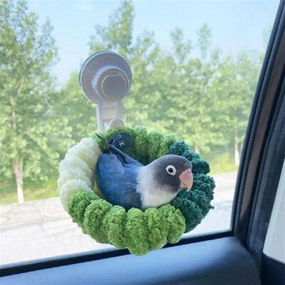 Reusable Bird Nest Sturdy Pet Nest Coral Velvet Bird Nest