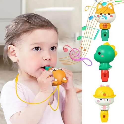 Cute Animal Rabbit Baby Whistle Dinosaur/Dog Whistling for K