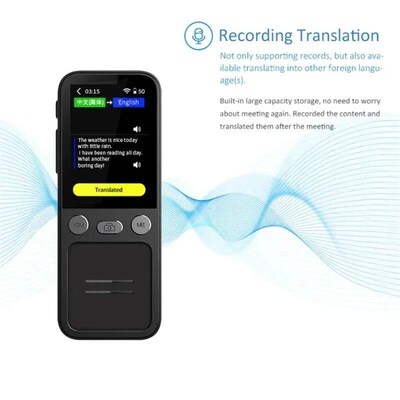 T16 AI Voice Real Time Translator Machine 138 Multi Online L