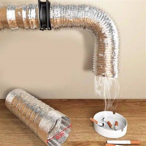 E1PD Inner Diameter 80mm Aluminum Foil Hose Ducting