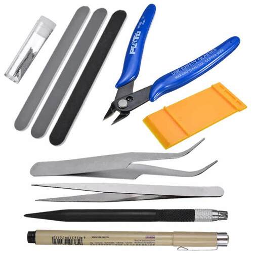Model Tool Precision Diagonal Pliers Engraving Pen Double-si