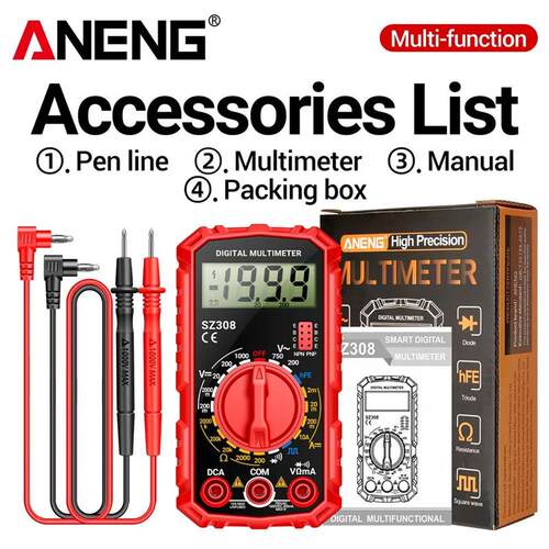ANENG SZ308 Digital Multimeter   AC/DC Current Meter Voltage