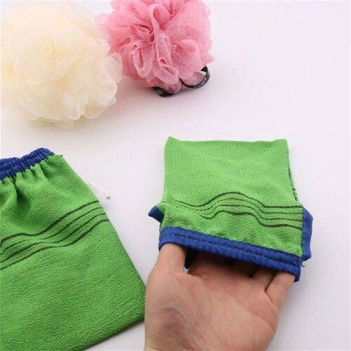 Random Color Shower Spa Exfoliator Two-sided Bath Glove