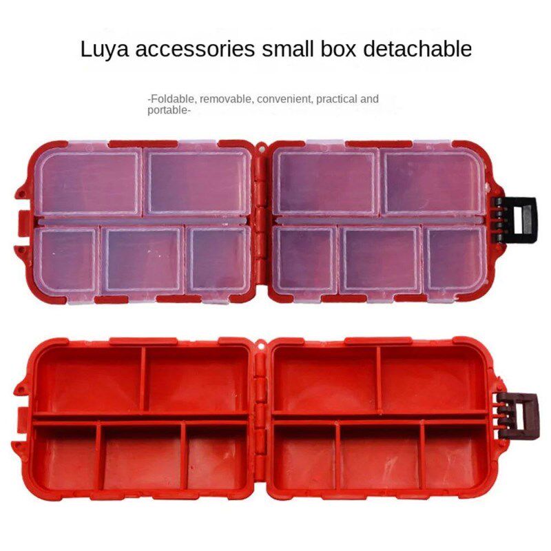 10 Compartment Mini Storage Case Flying Fishing Tackle Box F - 实物图