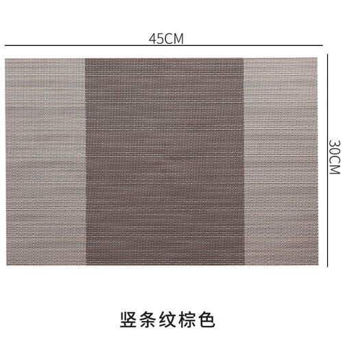 European PVC Dining Table Heat Insulation Mat Waterproof Mat