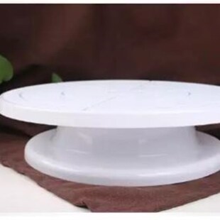 Cake Base Rotating Cake Stand Cupcake Swivel Plate Revolving