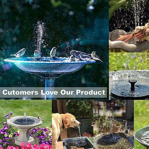 Solar Fountain Pump Energy-saving Plants Watering Kit Colorf
