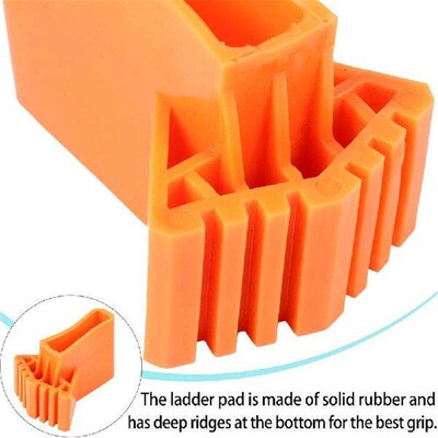 2 Pcs Non Ladder Feet Covers Thickened Foldable PVC Foot
