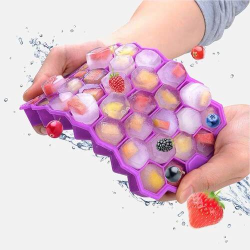 421PCS Silicone Ice Cube Mold 148 Cube Large-capacity Ice Tr