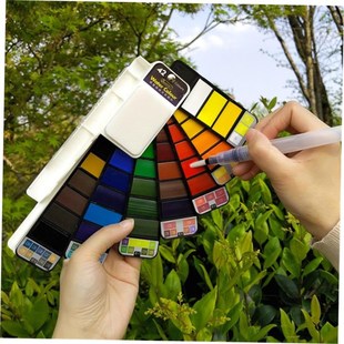 Portable18/25/33/42colors Solid Watercolor Paint Set Pigment