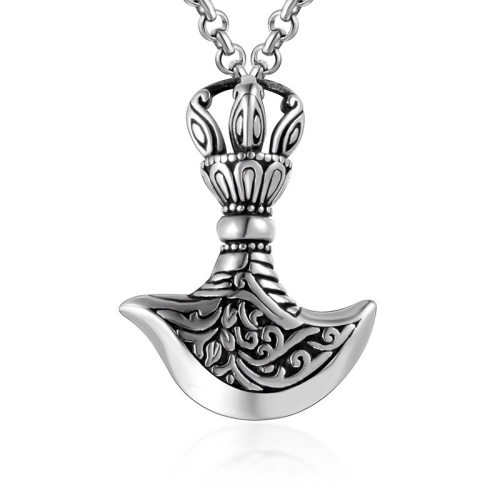 Pendant accessories: China tide flower traction pattern cres