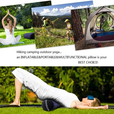 Multifunctional Inflatable Long Body Pillow Lumbar Leg Yoga