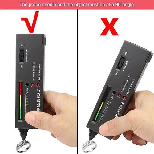 Diamond Tester Pen,Professional Diamond Detector with 60X