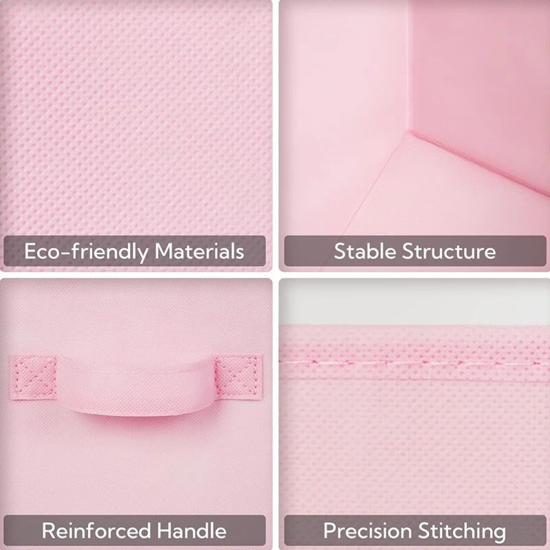 Foldable Fabric Storage Cubes Drawer For Closet And Toys Sto