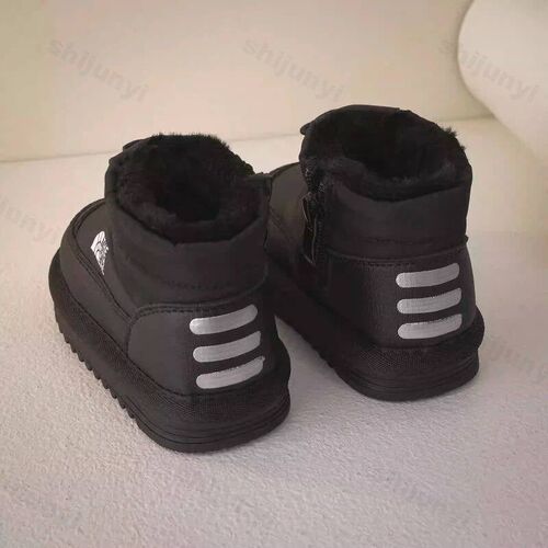 Baby Snow Boots Winter New Boys Plush Thicken Soft Sole Cot