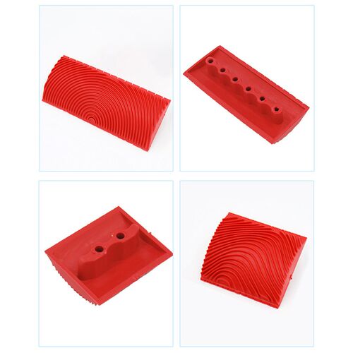 2pcs Imitation Wood Graining Pattern Wall Texture Art DIY Br