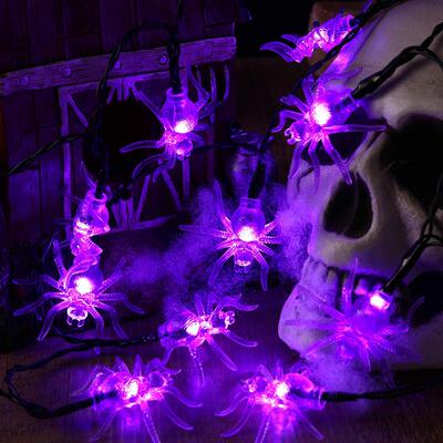 Outdoor Halloween Decorations Lights LED Pumpkin Spide彩灯串