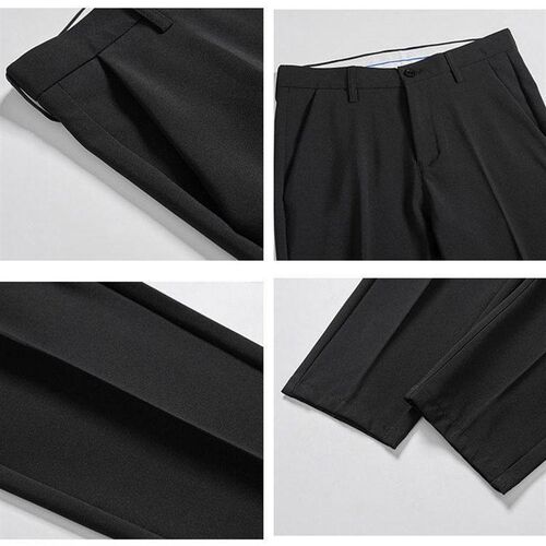 Spring an Autumn Trousers Mens teny Slim-Fit Small Leg Casu
