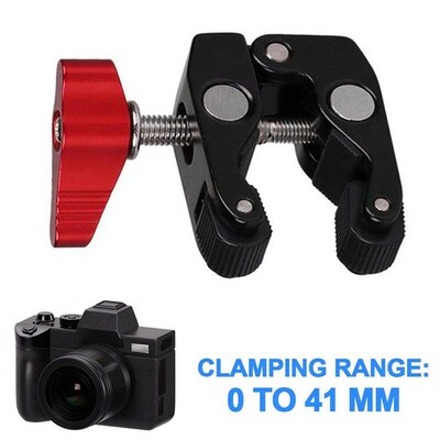 Magic Arm Clamp with 1/4in 3/8in Hole Articulated Arm Crab C