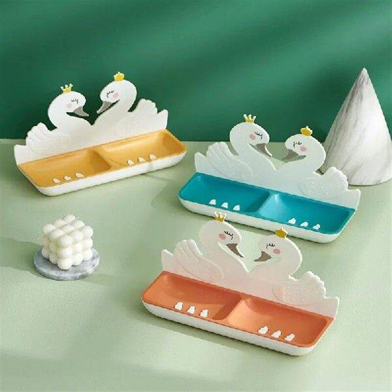 2022 Punch-free wall-mounted soap box household cartoon - 实物图