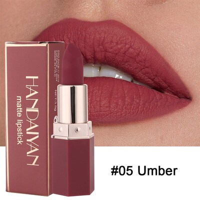 6 Colors Waterproof Nude Matte Lipsticks Long Lasting Lip