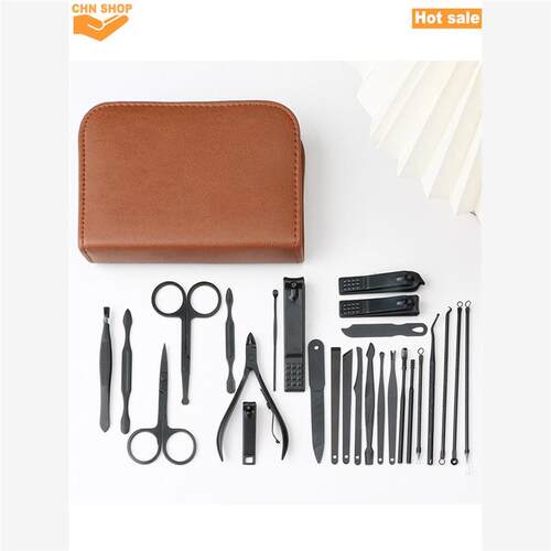 26 Piece Set nail care kit stainless steel Manicure Set