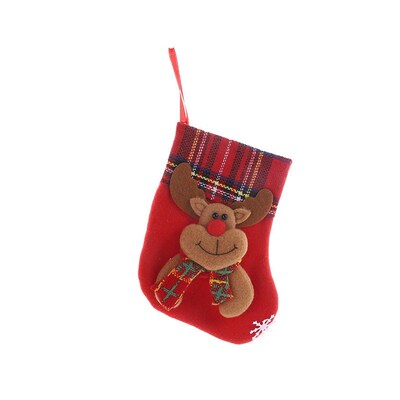 Santa Claus Little Socks Christmas Tree Pendant Gift Bag