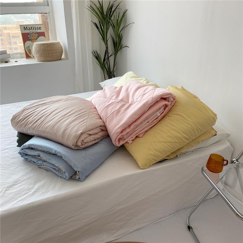 舒服的夏天!凉爽莱赛尔天丝可水洗夏凉被空调冷气被定制单人双人