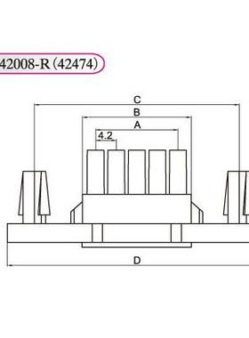HXH红星接插件 42474 HX42008-2R/4R/6R/8R/10R/12R/14R/16R/24R
